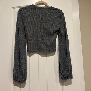 Crop sweater top